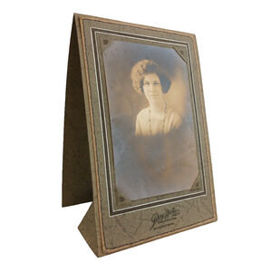 VTG Cabinet Photo Portrait of Beautiful Young Lady Perry Studios Bangor Old Town